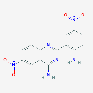 2-(2-Amino-5-nitrophenyl)-6-nitroquinazolin-4-amine