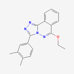 1,2,4-Triazolo(3,4-a)phthalazine, 3-(3,4-dimethylphenyl)-6-ethoxy-