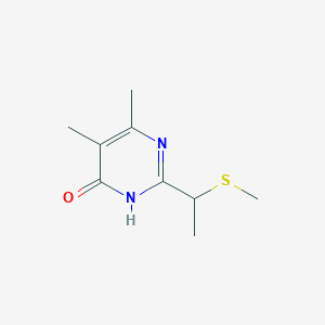 5,6-Dimethyl-2-[1-(methylsulfanyl)ethyl]pyrimidin-4(1H)-one