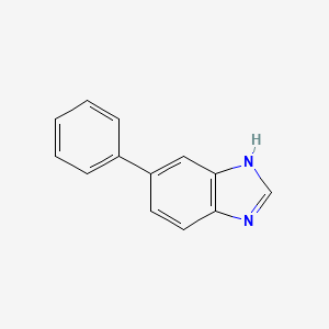 molecular formula C13H10N2 B12921272 6-Phenyl-1H-benzimidazole CAS No. 90463-26-6