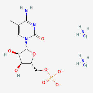 Ammonium ((2R,3S,4R,5R)-5-(4-amino-5-methyl-2-oxopyrimidin-1(2H)-yl)-3,4-dihydroxytetrahydrofuran-2-yl)methyl phosphate