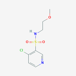 4-chloro-N-(2-methoxyethyl)pyridine-3-sulfonamide