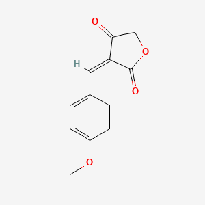 molecular formula C12H10O4 B12921404 3-(4-Methoxybenzylidene)furan-2,4(3h,5h)-dione 