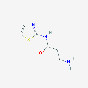 molecular formula C6H9N3OS B1292149 3-Amino-N-1,3-thiazol-2-ylpropanamide CAS No. 1016878-45-7
