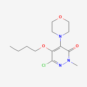 5-Butoxy-6-chloro-2-methyl-4-(morpholin-4-yl)pyridazin-3(2H)-one