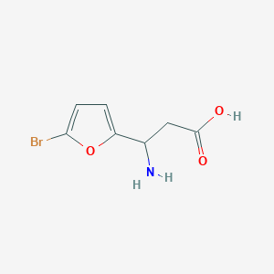 molecular formula C7H8BrNO3 B1292153 3-Amino-3-(5-bromofuran-2-yl)propanoic acid CAS No. 682803-05-0