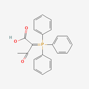 3-Oxo-2-(triphenyl-lambda~5~-phosphanylidene)butanoic acid