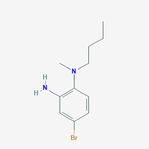 molecular formula C11H17BrN2 B1292154 4-溴-N1-丁基-N1-甲基苯-1,2-二胺 CAS No. 1017032-76-6