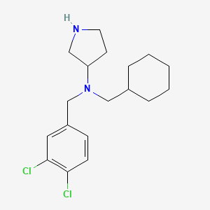 N-(Cyclohexylmethyl)-N-[(3,4-dichlorophenyl)methyl]pyrrolidin-3-amine