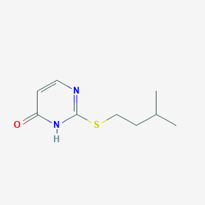 2-[(3-Methylbutyl)sulfanyl]pyrimidin-4(3H)-one