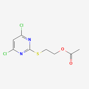 2-((4,6-Dichloropyrimidin-2-yl)thio)ethyl acetate