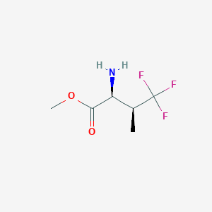 (2S,3S)-Methyl 2-amino-4,4,4-trifluoro-3-methylbutanoate