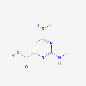 2,6-Bis(methylamino)pyrimidine-4-carboxylic acid