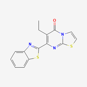 7-(1,3-Benzothiazol-2-yl)-6-ethyl-5H-[1,3]thiazolo[3,2-a]pyrimidin-5-one