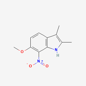 6-Methoxy-2,3-dimethyl-7-nitro-1H-indole