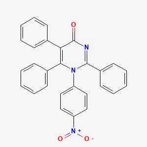 1-(4-Nitrophenyl)-2,5,6-triphenylpyrimidin-4(1H)-one