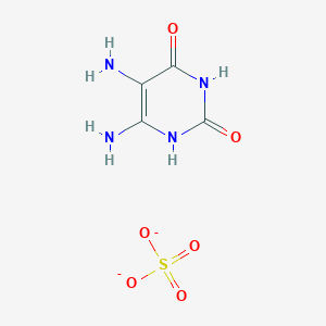 B129217 5,6-Diamino-2,4-dihydroxypyrimidine sulfate CAS No. 42965-55-9
