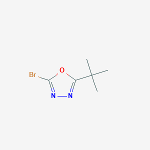 molecular formula C6H9BrN2O B1292172 2-溴-5-(叔丁基)-1,3,4-恶二唑 CAS No. 1016820-98-6