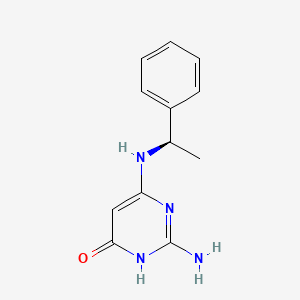 2-Amino-6-{[(1R)-1-phenylethyl]amino}pyrimidin-4(1H)-one