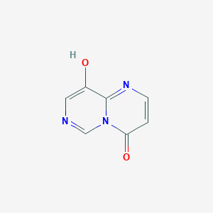 molecular formula C7H5N3O2 B12921757 9-Hydroxy-4H-pyrimido[1,6-a]pyrimidin-4-one CAS No. 123420-39-3