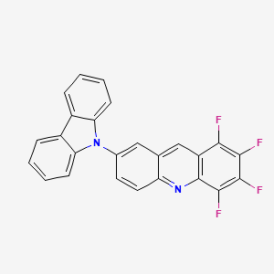 7-(9H-Carbazol-9-YL)-1,2,3,4-tetrafluoroacridine