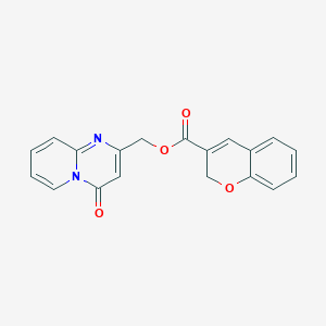 (4-Oxo-4H-pyrido[1,2-a]pyrimidin-2-yl)methyl 2H-chromene-3-carboxylate