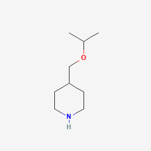 molecular formula C9H19NO B1292185 4-(异丙氧基甲基)哌啶 CAS No. 1016827-31-8