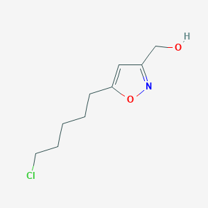 [5-(5-Chloropentyl)-1,2-oxazol-3-YL]methanol