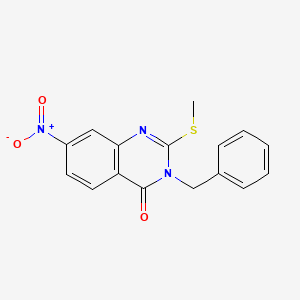 3-Benzyl-2-(methylsulfanyl)-7-nitroquinazolin-4(3H)-one