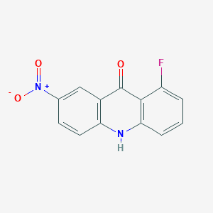 1-Fluoro-7-nitroacridin-9(10H)-one