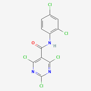 2,4,6-Trichloro-N-(2,4-dichlorophenyl)pyrimidine-5-carboxamide