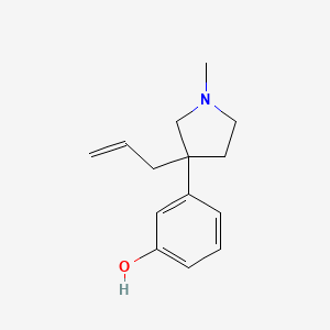 3-(3-Allyl-1-methylpyrrolidin-3-yl)phenol