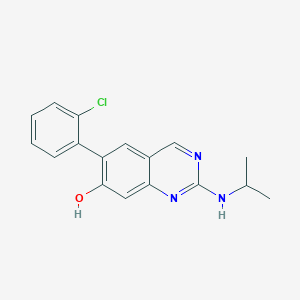 6-(2-Chlorophenyl)-2-(isopropylamino)quinazolin-7-ol