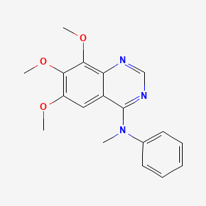 6,7,8-Trimethoxy-N-methyl-N-phenylquinazolin-4-amine