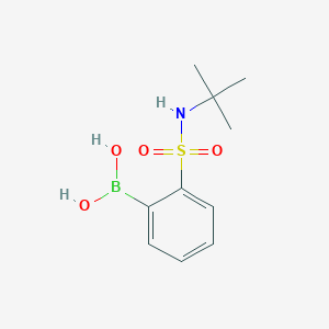 molecular formula C10H16BNO4S B129220 2-(叔丁基氨基)磺酰苯硼酸 CAS No. 150691-04-6