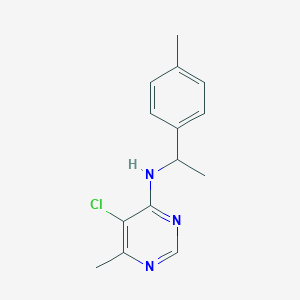 5-Chloro-6-methyl-N-[1-(4-methylphenyl)ethyl]pyrimidin-4-amine