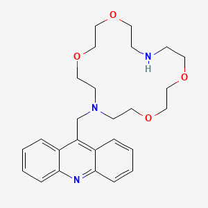 7-(Acridin-9-ylmethyl)-1,4,10,13-tetraoxa-7,16-diazacyclooctadecane