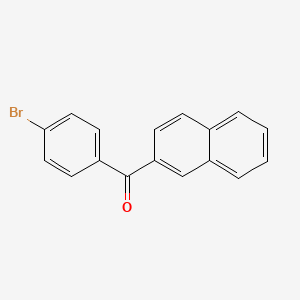molecular formula C17H11BrO B1292213 4-Bromophenyl-2'-naphthyl ketone CAS No. 760192-88-9