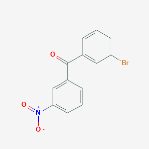 molecular formula C13H8BrNO3 B1292217 3-Bromo-3'-nitrobenzophenone CAS No. 51339-38-9