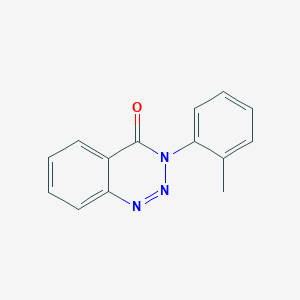 3-(2-Methylphenyl)-1,2,3-benzotriazin-4(3h)-one