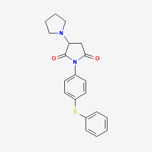 1'-(4-(Phenylthio)phenyl)-[1,3'-bipyrrolidine]-2',5'-dione