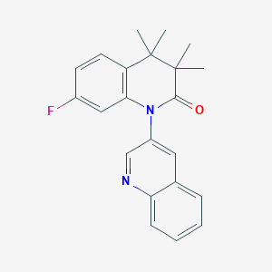 7-Fluoro-3,3,4,4-tetramethyl-3,4-dihydro-2H-[1,3'-biquinolin]-2-one