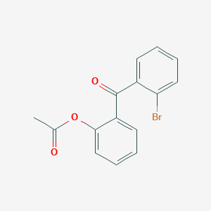 B1292224 2-Acetoxy-2'-bromobenzophenone CAS No. 890099-16-8
