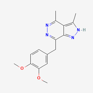 7-(3,4-Dimethoxybenzyl)-3,4-dimethyl-1H-pyrazolo[3,4-d]pyridazine