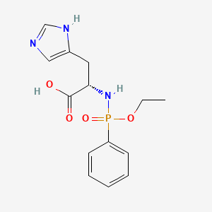 N-[Ethoxy(phenyl)phosphoryl]-L-histidine