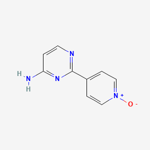 4-(4-Aminopyrimidin-2-yl)pyridine 1-oxide