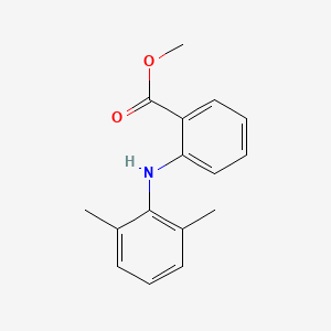 molecular formula C16H17NO2 B12922364 Methyl 2-((2,6-dimethylphenyl)amino)benzoate 