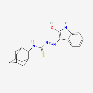 1-(2-Adamantyl)-3-[(2-oxoindol-3-yl)amino]thiourea