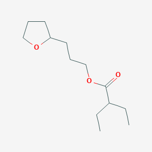 molecular formula C13H24O3 B12922450 3-(Tetrahydrofuran-2-yl)propyl 2-ethylbutanoate CAS No. 5451-22-9