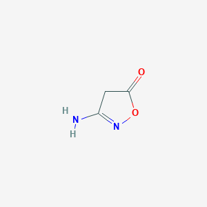 molecular formula C3H4N2O2 B12922468 3-Amino-1,2-oxazol-5(4h)-one CAS No. 6950-32-9